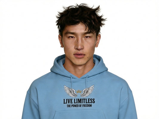 Unisex Hoodie Blue Light