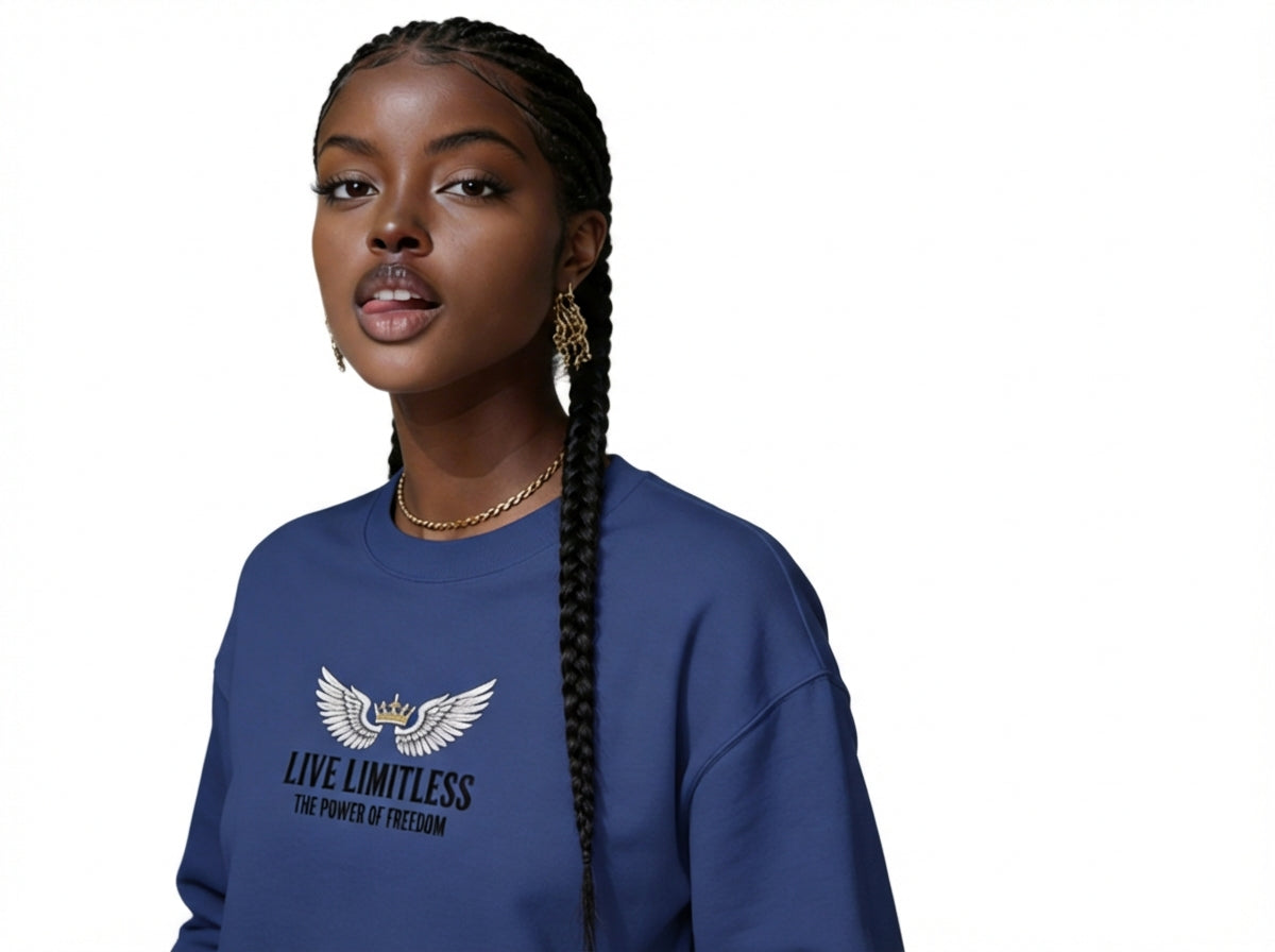 Unisex Premium Sweatshirt Blue