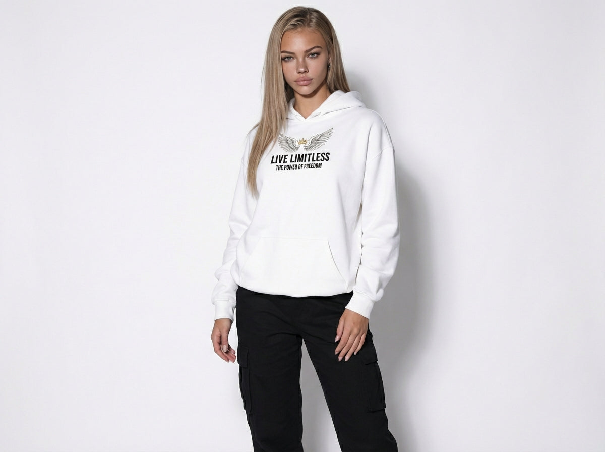 Unisex Hoodie White