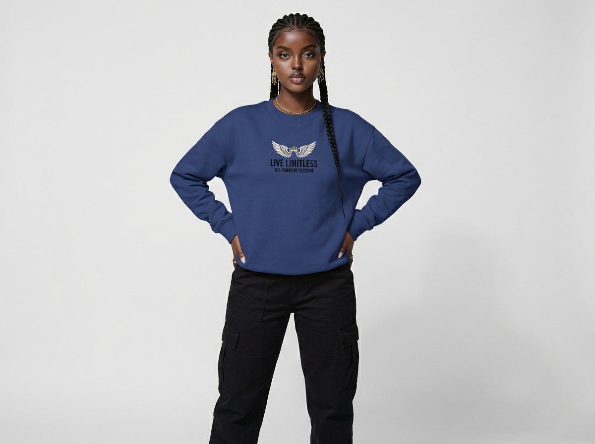 Unisex Premium Sweatshirt Blue