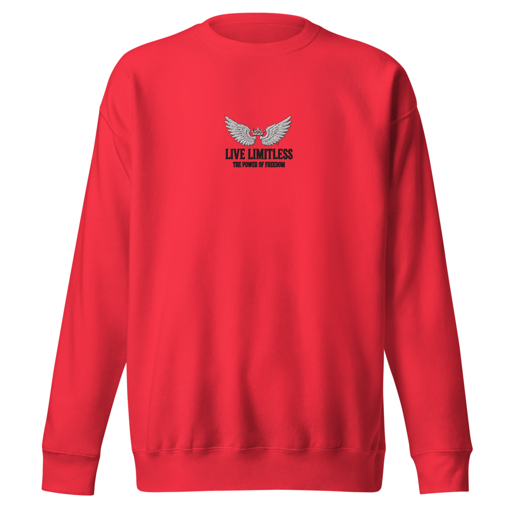 Unisex Premium Sweatshirt Red