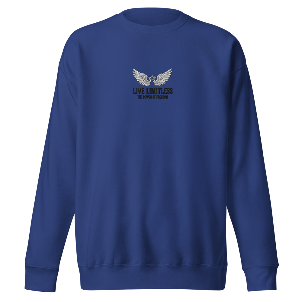 Unisex Premium Sweatshirt Blue