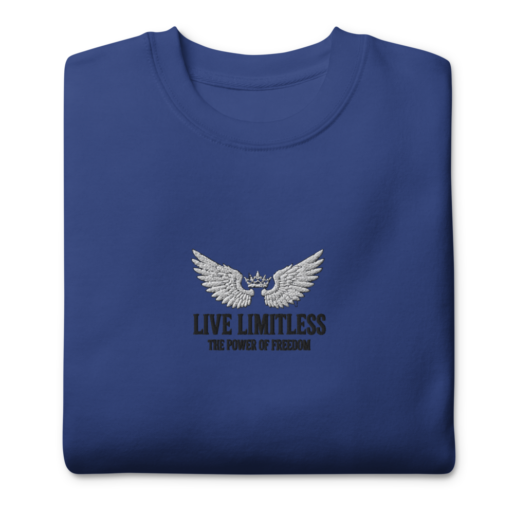 Unisex Premium Sweatshirt Blue