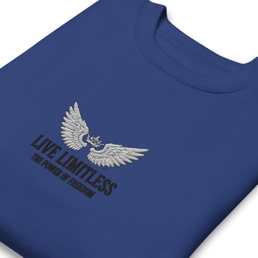 Unisex Premium Sweatshirt Blue