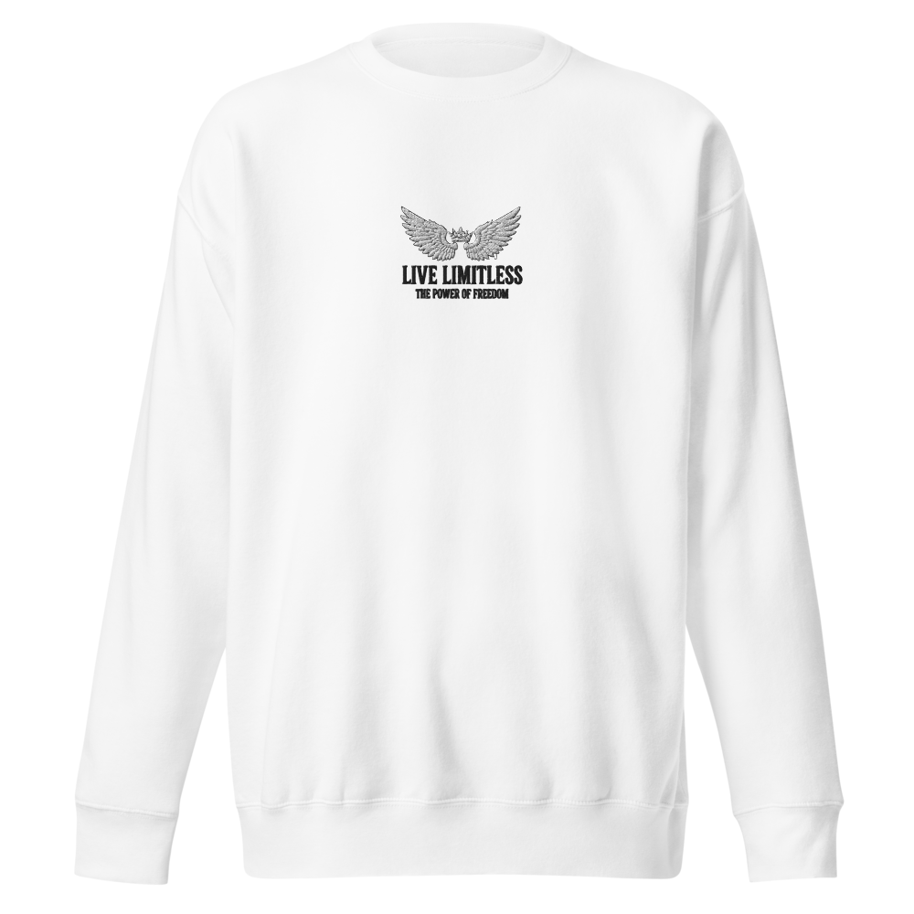 Unisex Premium Sweatshirt White
