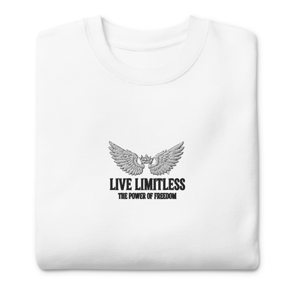 Unisex Premium Sweatshirt White